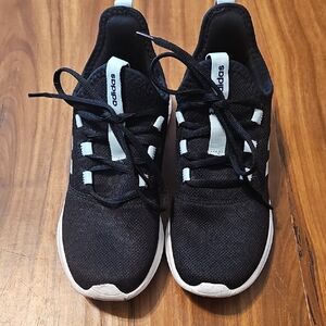 Adidas Black, Blue And White Sneakers